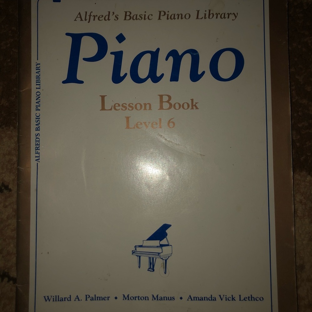 Piano Music Book - Level 6